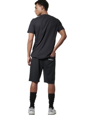 Body Action M Ess French Terry Ανδρική Βερμούδα Μαύρη
