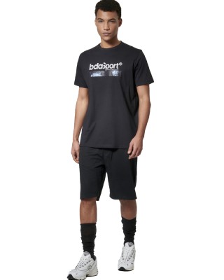 Body Action M Ess French Terry Ανδρική Βερμούδα Μαύρη