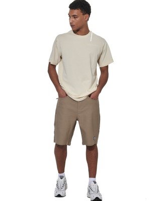 Body Action M Tech Stretch Short Ανδρική Βερμούδα Μπεζ