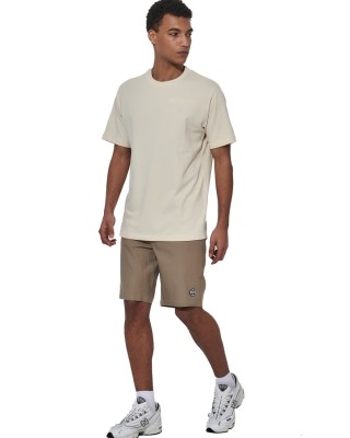 Body Action M Tech Stretch Short Ανδρική Βερμούδα Μπεζ