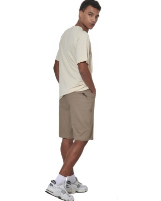Body Action M Tech Stretch Short Ανδρική Βερμούδα Μπεζ