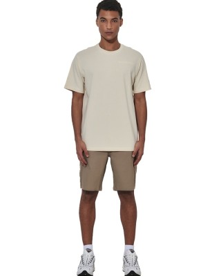 Body Action M Tech Stretch Short Ανδρική Βερμούδα Μπεζ