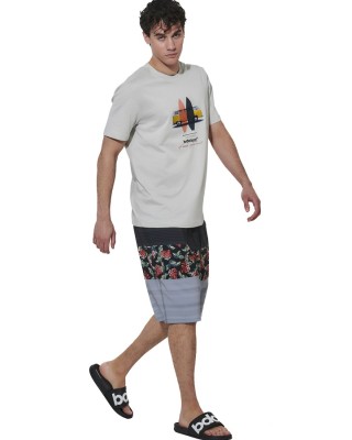 Body Action M Surf Short Ανδρικό Μαγιό Μαύρο