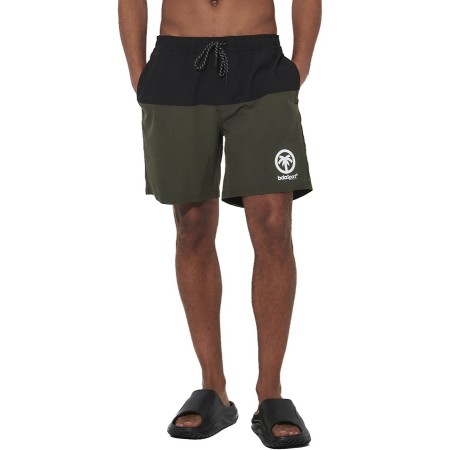 Body Action M Colorblock Swim Short Ανδρικό Μαγιό Χακί