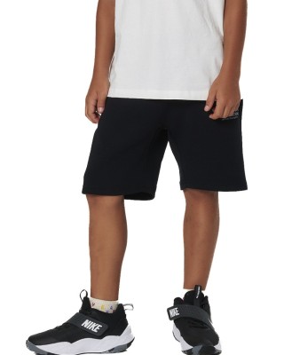 Body Action B Tech Fleece Παιδική Βερμούδα Μαύρη