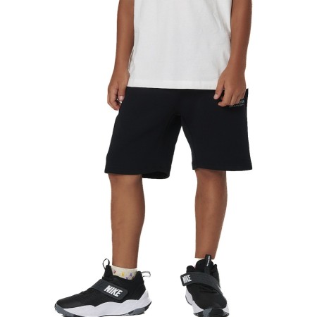 Body Action B Tech Fleece Παιδική Βερμούδα Μαύρη