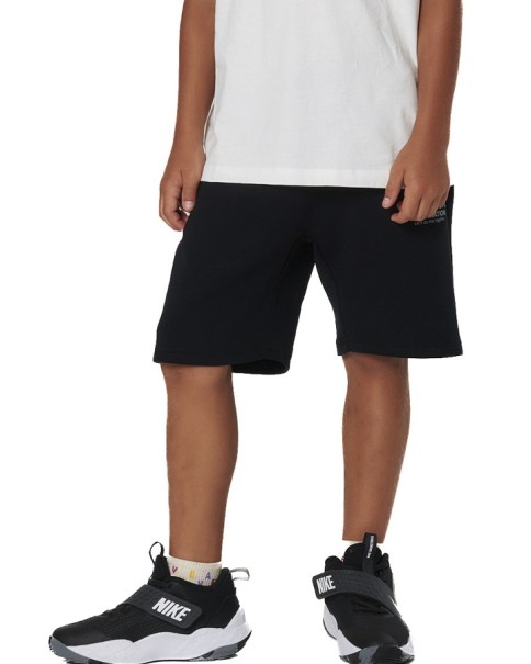 Body Action B Tech Fleece Παιδική Βερμούδα Μαύρη