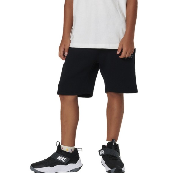 Body Action B Tech Fleece Παιδική Βερμούδα Μαύρη Σορτς-Βερμούδες