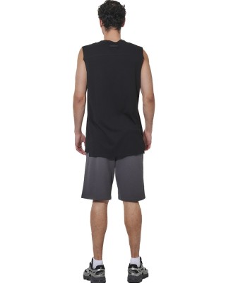 Body Action M Modal Sleeveless Tee Ανδρικό Αμάνικο Μαύρο Αμάνικα