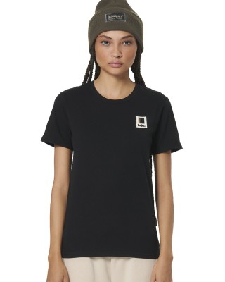 Body Action Logo T-Shirt Μαύρο Γυναικείο T-Shirt 