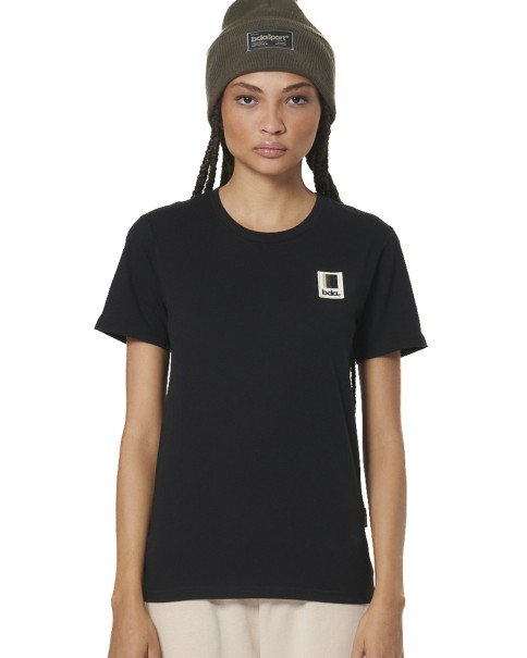 Body Action Logo T-Shirt Μαύρο Γυναικείο T-Shirt Body Action Logo T-Shirt Μαύρο Γυναικείο T-Shirt