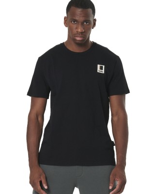 Body Action Logo Μαύρο Ανδρικό T-Shirt