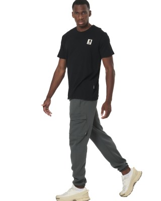 Body Action Logo Μαύρο Ανδρικό T-Shirt