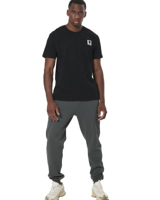 Body Action Logo Μαύρο Ανδρικό T-Shirt