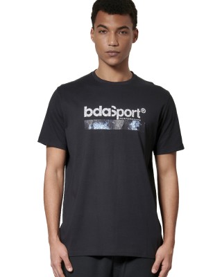 Body Action M Logo Ανδρικό T-Shirt Μαύρο