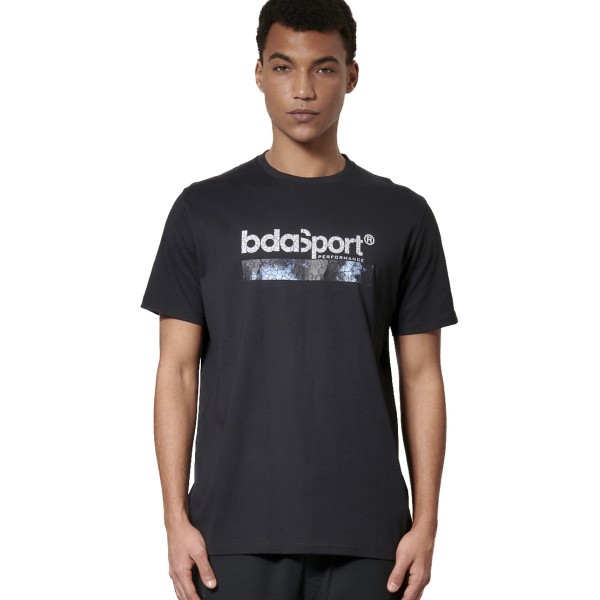 Body Action M Logo Ανδρικό T-Shirt Μαύρο