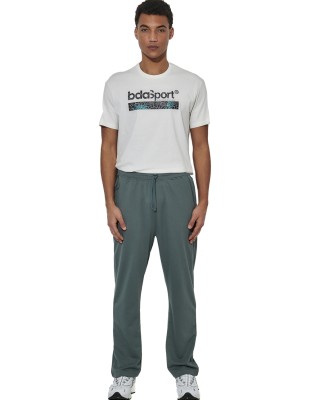 Body Action M Logo Ανδρικό T-Shirt Εκρου