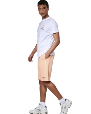 Body Action M Slim Fit Ανδρικό T-Shirt Λευκό