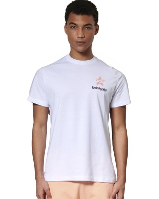 Body Action M Slim Fit Ανδρικό T-Shirt Λευκό