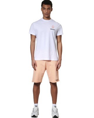 Body Action M Slim Fit Ανδρικό T-Shirt Λευκό