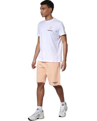Body Action M Slim Fit Ανδρικό T-Shirt Λευκό