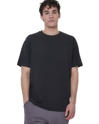 Body Action M Regular Fit Tech Pique Ανδρικό T-Shirt Μαύρο