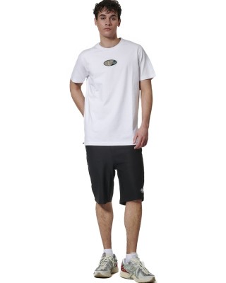 Body Action M Graphic Ανδρικό T-Shirt Λευκό