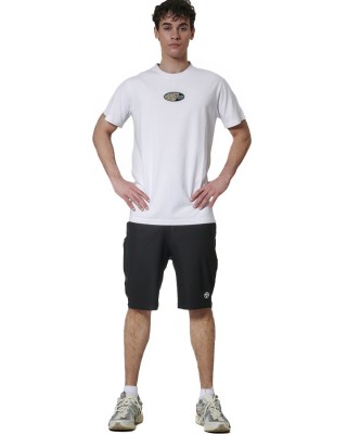 Body Action M Graphic Ανδρικό T-Shirt Λευκό