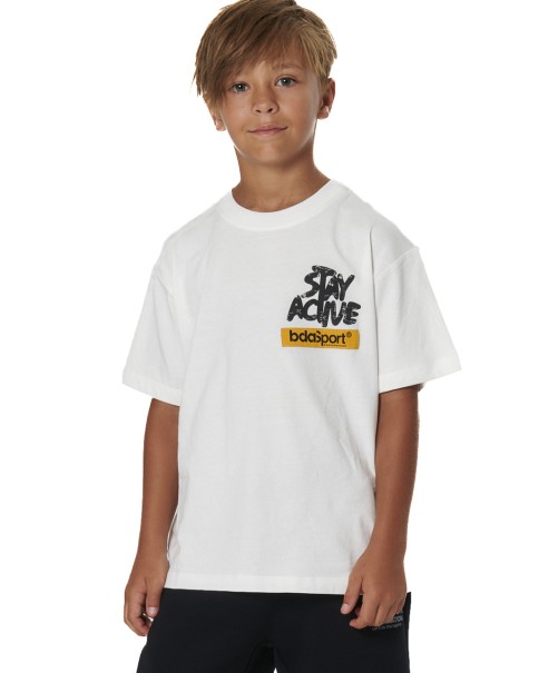 Body Action BoysGraffity Print Παιδικό T-Shirt Λευκό Body Action BoysGraffity Print Παιδικό T-Shirt Λευκό