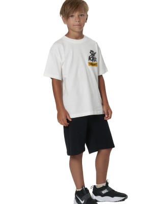 Body Action BoysGraffity Print Παιδικό T-Shirt Λευκό