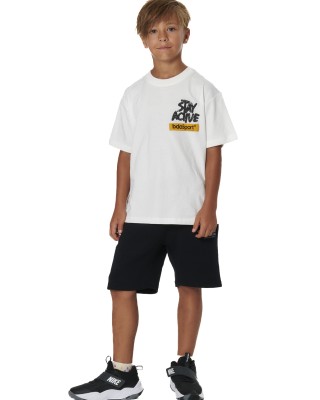 Body Action BoysGraffity Print Παιδικό T-Shirt Λευκό