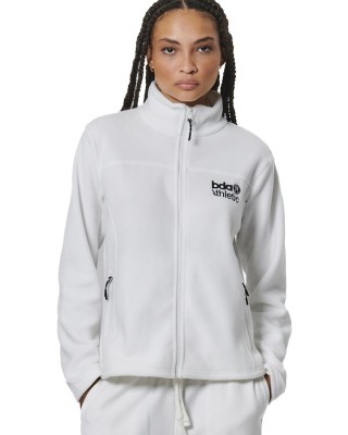 Body Action Full-Zip Polar Fleece Γυναικεία Ζακέτα Λευκό