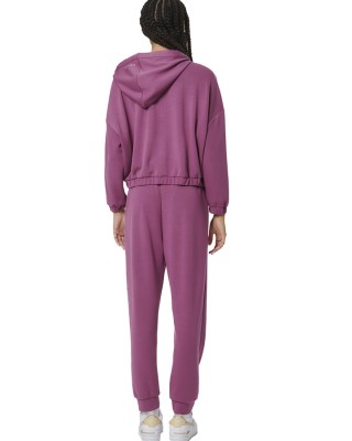 Body Action Modal Crop Γυναικεία Ζακέτα Μπορντώ