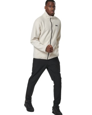 Body Action Boucle-Fleece Jacket Ανδρικη Ζακέτα Εκρού Body Action Boucle-Fleece Jacket Ανδρικη Ζακέτα Εκρού