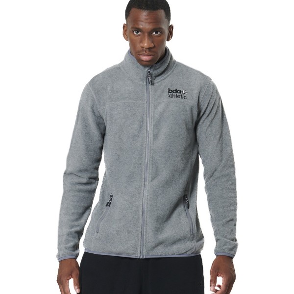 Body Action Full-Zip Polar Fleece Ανδρική Ζακέτα Γκρι