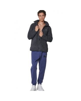 Body Action Bonded Sherpa Fleece Zip-Through Ανδρική Ζακέτα Γκρι Body Action Bonded Sherpa Fleece Zip-Through Ανδρική Ζακέτα Γκρι