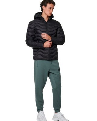 Body Action M Lightweight Quilted Jacket with Hood Ανδρικό Μπουφάν