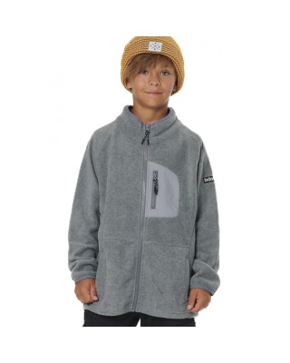 Body Action Full-Zip Polar Fleece Παιδική Ζακέτα Γκρι