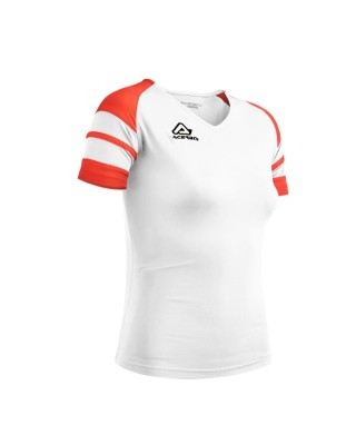 Acerbis Kemari Woman S/S Jersey White/Red Γυναικείο T-Shirt