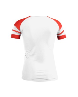 Acerbis Kemari Woman S/S Jersey White/Red Γυναικείο T-Shirt