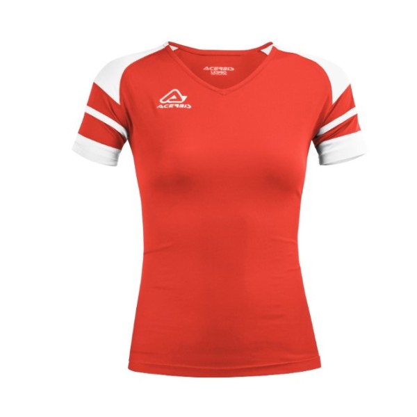 Acerbis Kemari Woman S/S Jersey Red Γυναικείο T-Shirt