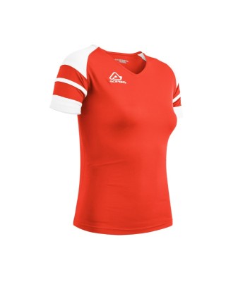 Acerbis Kemari Woman S/S Jersey Red Γυναικείο T-Shirt