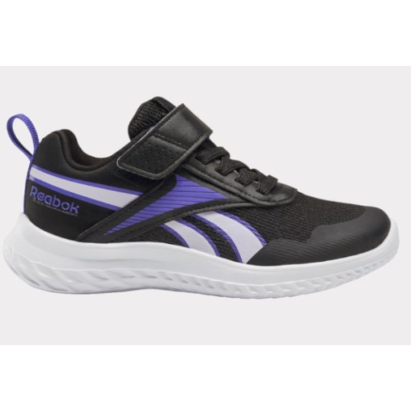 Reebok Rush Runner Syn Velcro Παιδικά Παπούτσια Μαύρο Μωβ