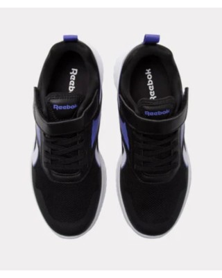 Reebok Rush Runner Syn Velcro Παιδικά Παπούτσια Μαύρο Μωβ