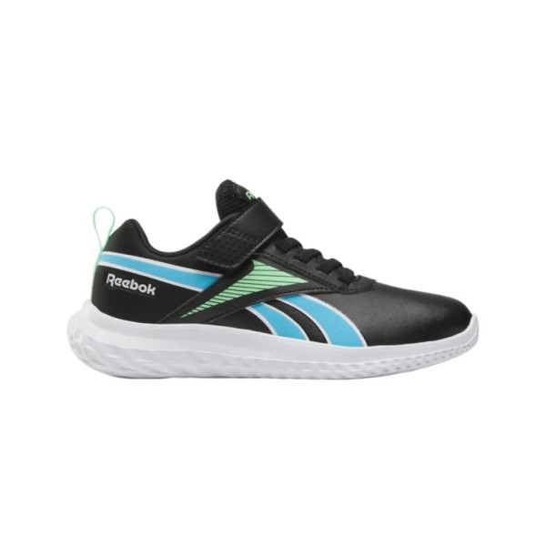 Reebok Rush Runner 5 Syn Elastic Lace Top Strap Μαύρο Παιδικά Παπούτσια 