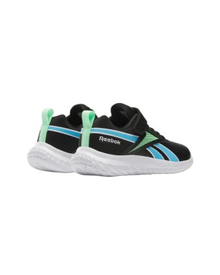 Reebok Rush Runner 5 Syn Elastic Lace Top Strap Μαύρο Παιδικά Παπούτσια 