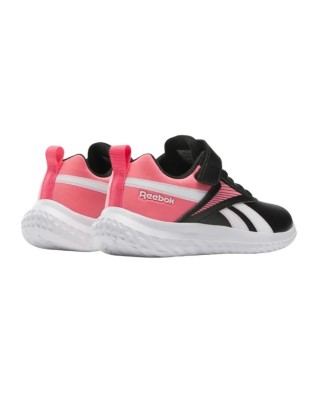 Reebok Rush Runner Syn Velcro Παιδικά Παπούτσια Μαύρο Ροζ