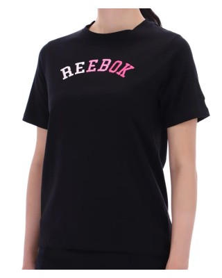 Reebok Ombrel Logo Tee Γυναικείο T-Shirt  Μαύρο