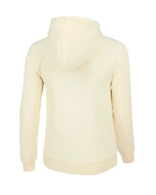 Reebok Obre Logo Fleece Hoodie Γυναικεία Μπλούζα Κίτρινη