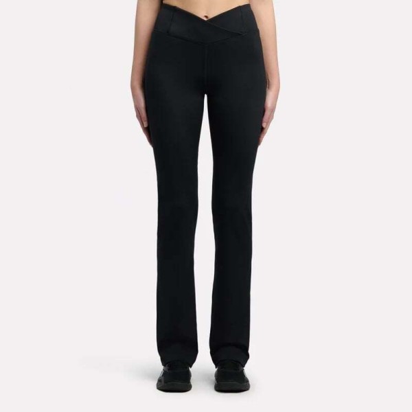 Reebok Id Train High Rise Bootcut Γυναικείο Κολάν Μαύρο Reebok Id Train High Rise Bootcut Γυναικείο Κολάν Μαύρο